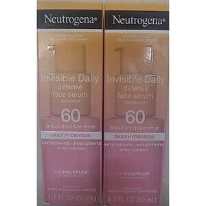 2x Neutrogena Invisibly Daily Defense Face Serum SPF60 Exp04/2027